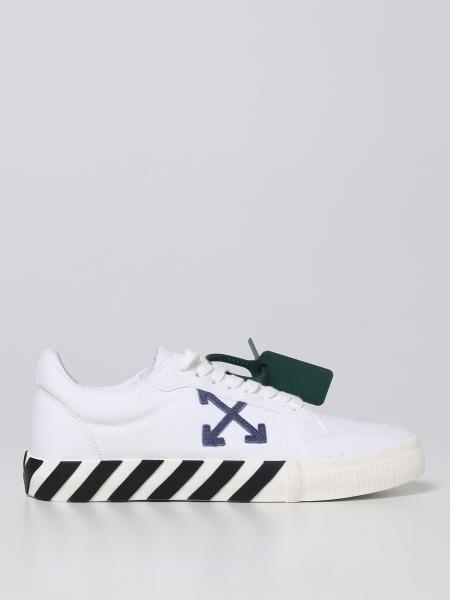 Off White sneakers: Sneakers Low Vulcanized Off-White in canvas