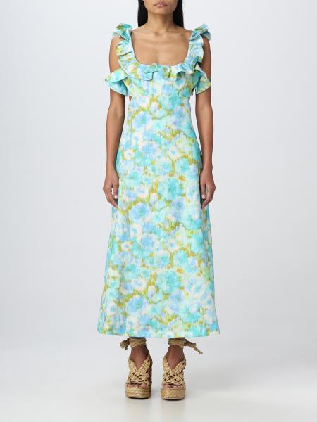 Zimmermann teal outlet dress