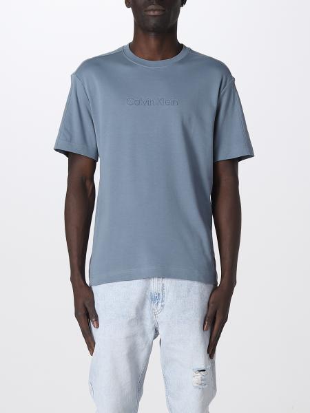 CALVIN KLEIN: t-shirt for man - Grey | Calvin Klein t-shirt K10K109900 ...
