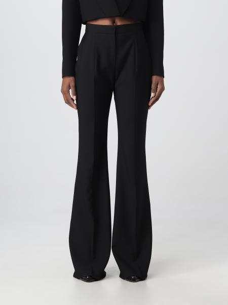 ALEXANDER MCQUEEN: pants for woman - Black | Alexander Mcqueen pants ...