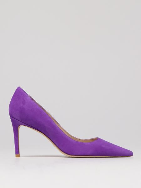 Décolleté Stuart Weitzman in camoscio