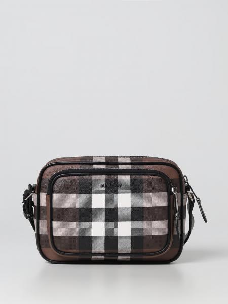 BURBERRY: bag in synthetic leather - Brown