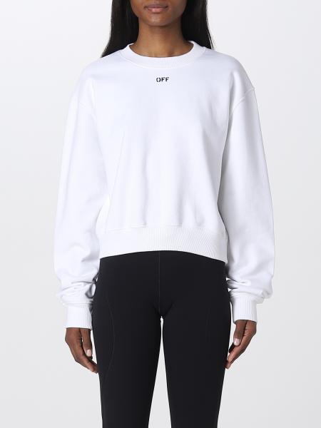 OFF-WHITE: sweatshirt for woman - White | Off-White sweatshirt ...