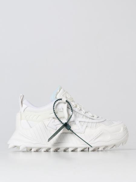 OFF-WHITE: Odsy 1000 sneakers in leather and fabric - White | Off-White ...