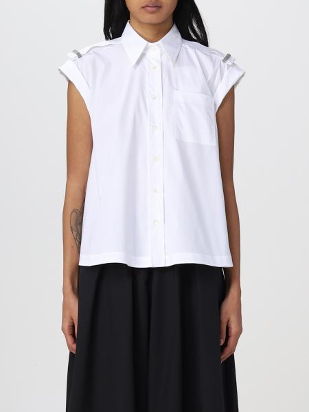 Brunello Cucinelli donna: Camicia Brunello Cucinelli in popeline