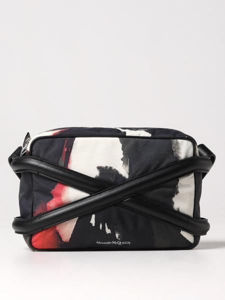 Alexander McQueen bag in fabric and leather