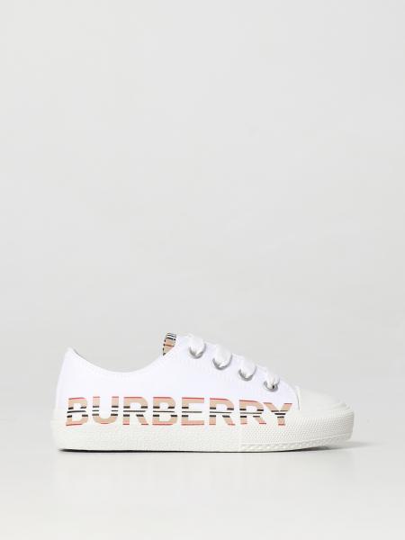 Sneakers Burberry in cotone con logo