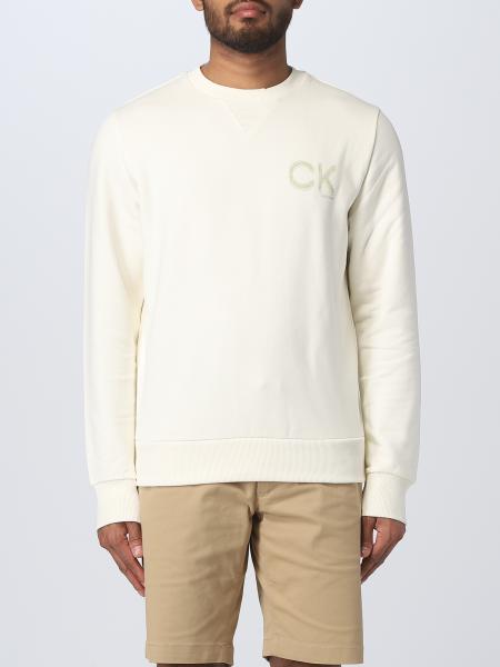 CALVIN KLEIN: sweater for man - White | Calvin Klein sweater K10K110750 ...