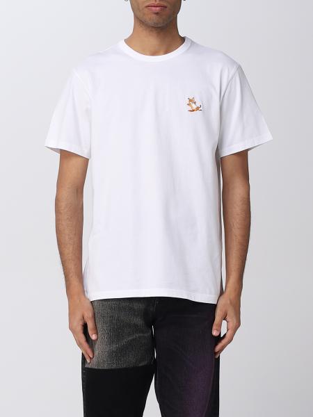 Maison Kitsuné uomo: T-shirt Chillax Fox Maison Kitsuné in cotone