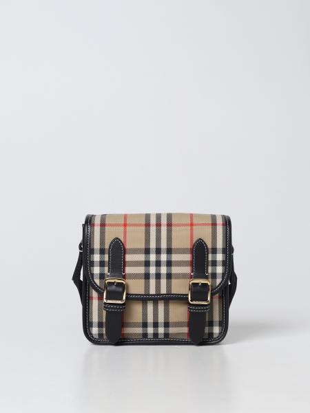 Burberry bag in cotton with jacquard Vintage Check