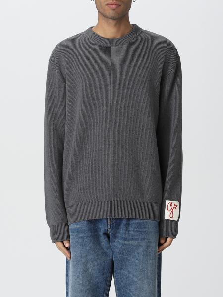 GOLDEN GOOSE: sweater in cotton blend - Grey | Golden Goose sweater ...