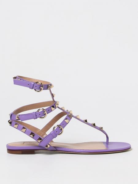 Valentino rockstud flat on sale sandal