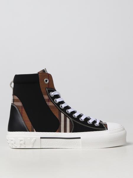 Sneakers Check Burberry in tessuto