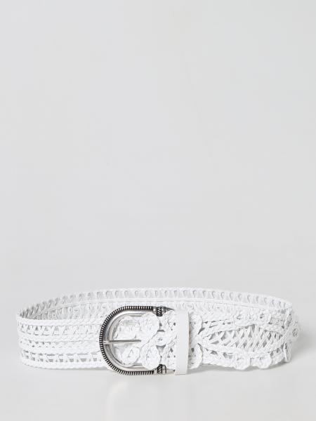 Etro belt in woven leather