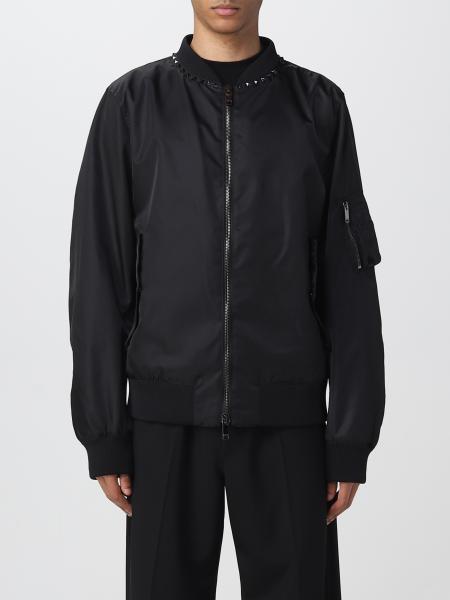 VALENTINO: jacket for man - Black | Valentino jacket 2V3CI1702KP online ...