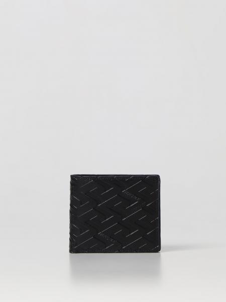 Versace: Versace Greca 3D wallet in leather