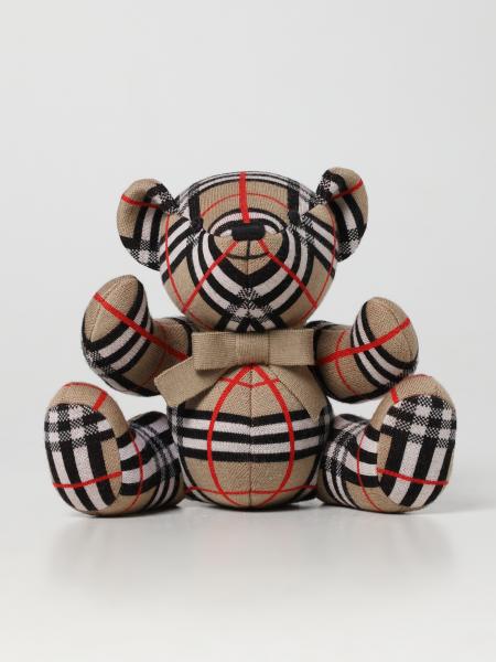 Burberry soft toy in wool with Vintage Check motif