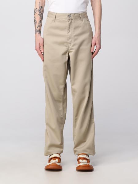 CARHARTT WIP: pants for man - White | Carhartt Wip pants I020075 online ...