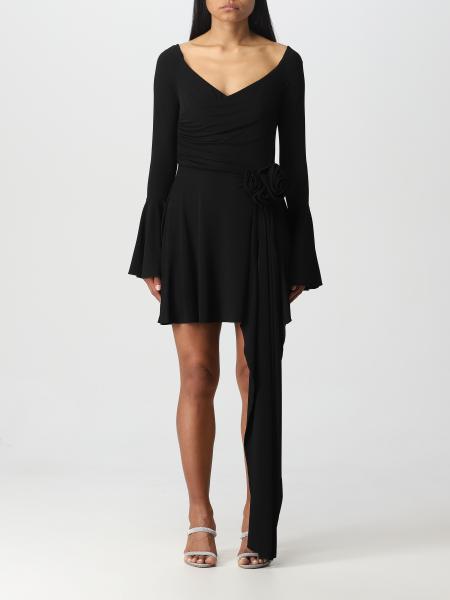MAGDA BUTRYM: dress for woman - Black | Magda Butrym dress 131423 ...