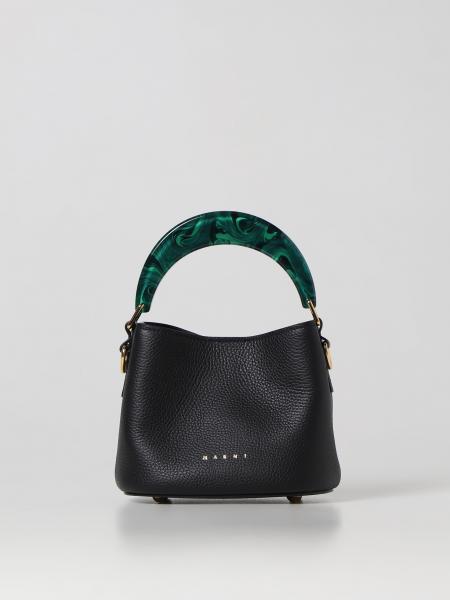 Borsa Venice Marni in pelle bottalata
