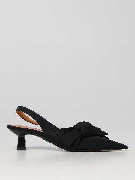 GANNI: high heel shoes for woman - Black | Ganni high heel shoes S1959 ...