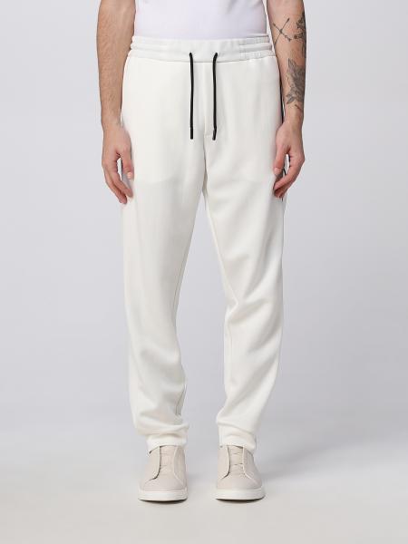 GIORGIO ARMANI: pants for man - White | Giorgio Armani pants ...