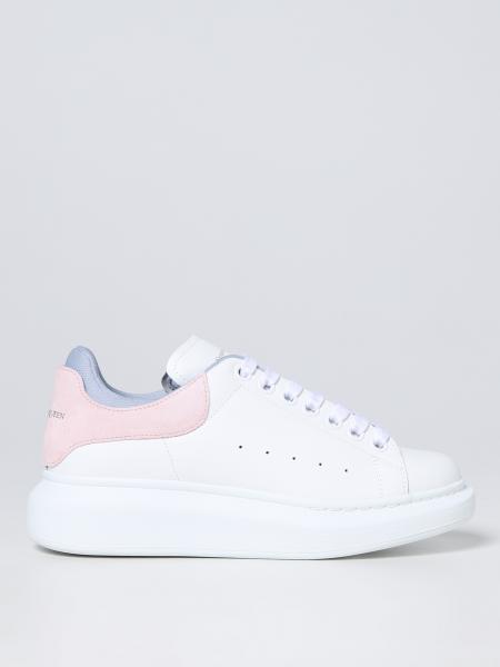 Alexander McQueen bianche: Sneakers Larry Alexander McQueen in pelle