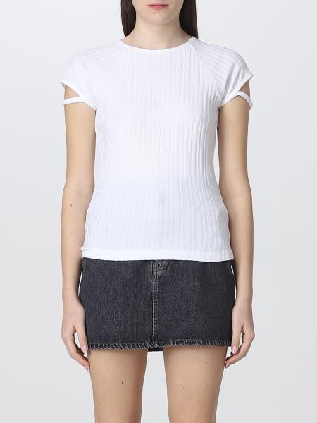 HELMUT LANG: t-shirt for woman - White | Helmut Lang t-shirt L04HW502 ...