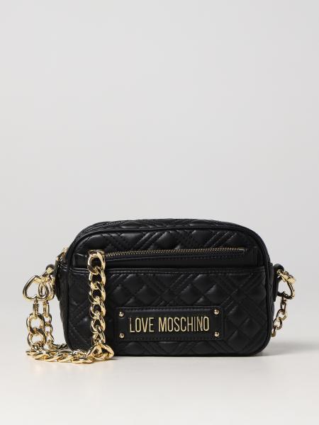 LOVE MOSCHINO: mini bag for woman - Black | Love Moschino mini bag ...