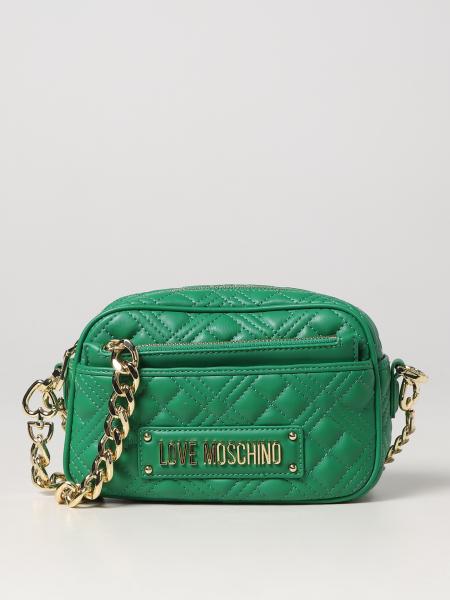 LOVE MOSCHINO: mini bag for woman - Green | Love Moschino mini bag ...