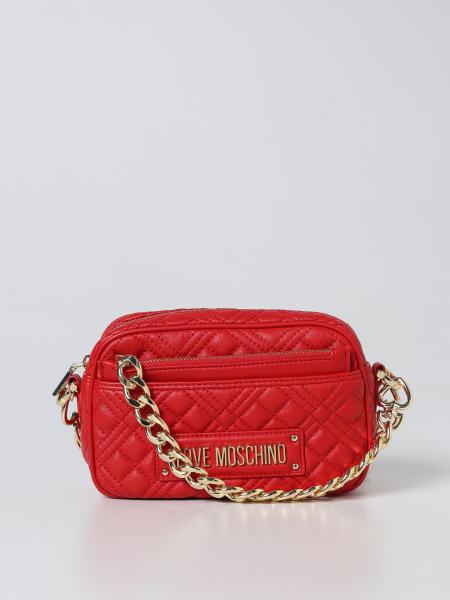 LOVE MOSCHINO: mini bag for woman - Red | Love Moschino mini bag ...