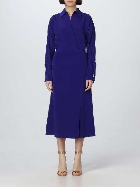 VICTORIA VICTORIA BECKHAM: dress for woman - Violet | Victoria Victoria ...