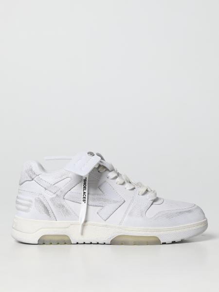 Sneakers Off-White uomo: Sneakers Out Of Office Off-White in pelle used