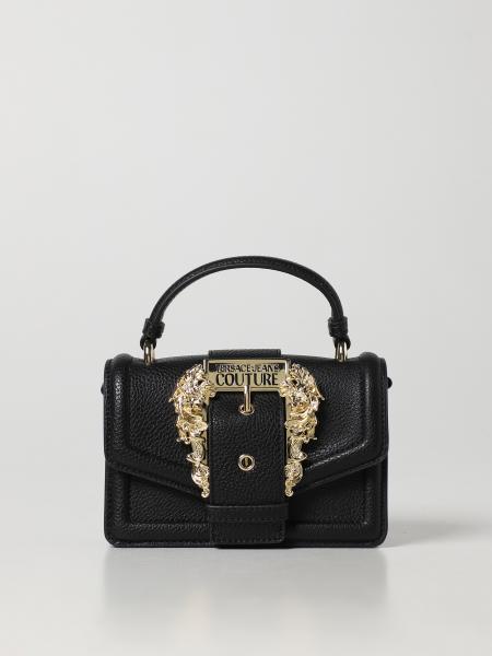 Borsa Versace Jeans Couture nera: Borsa Versace Jeans Couture in pelle sintetica a grana