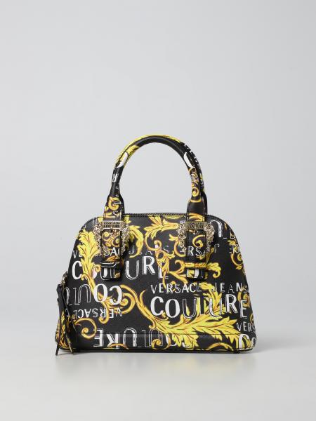 VERSACE JEANS COUTURE：ハンドバッグ レディース - ブラック | GIGLIO ...