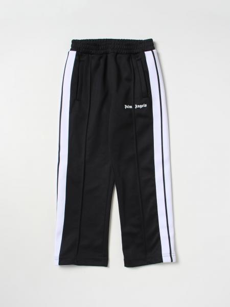 PALM ANGELS: pants for boys - Black | Palm Angels pants ...