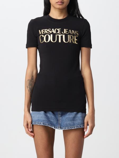 T-shirt Versace Jeans Couture: T-shirt Versace Jeans Couture in cotone stretch