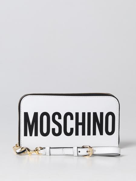 MOSCHINO COUTURE: wallet for woman - White | Moschino Couture wallet ...