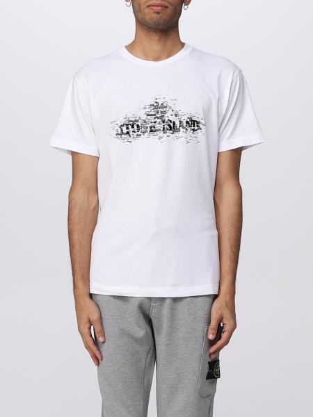 STONE ISLAND: t-shirt for man - White | Stone Island t-shirt 78152NS90 ...