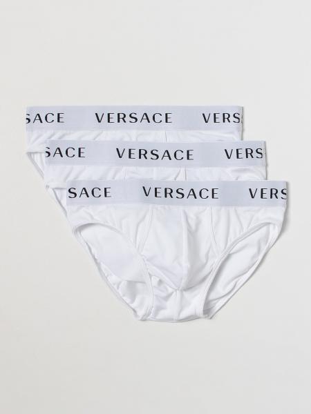 Set of 3 Versace briefs in stretch cotton