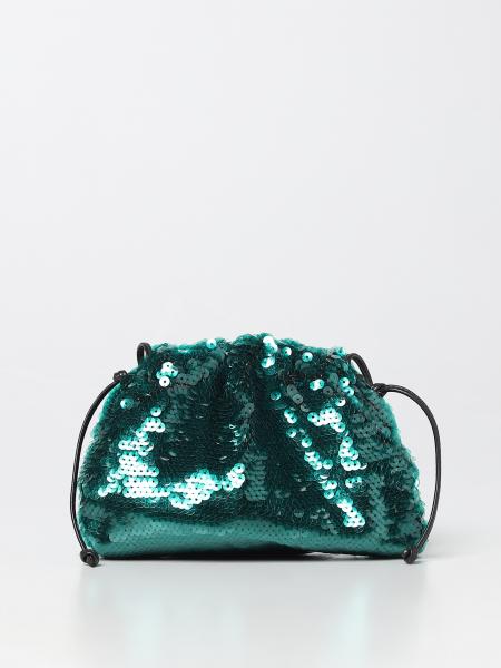 Bottega Veneta Mini Sequin Pouch Clutch Bag