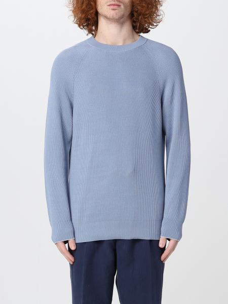 BRUNELLO CUCINELLI: sweater for man - Sky Blue | Brunello Cucinelli ...