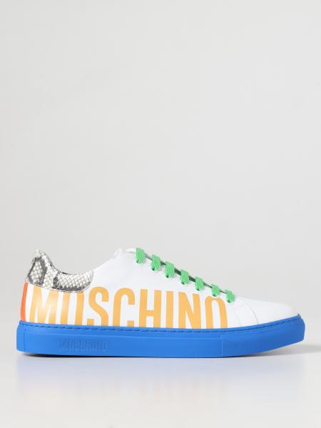 MOSCHINO COUTURE: sneakers for man - White | Moschino Couture sneakers ...