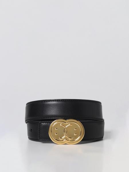 Cintura Moschino: Cintura Smiley® Moschino Couture in pelle