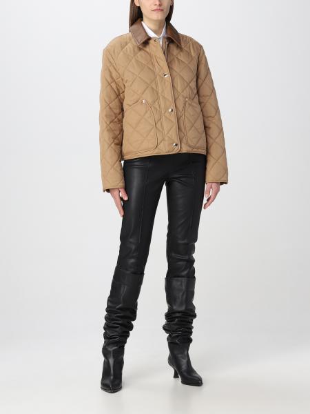 BURBERRY: jacket for woman - Brown | Burberry jacket 8065042 online on  