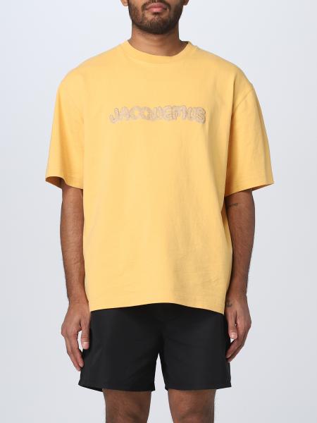 Jacquemus uomo: T-shirt oversize Jacquemus con big logo