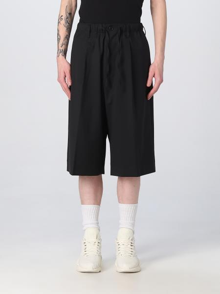 Y-3 uomo: Pantaloncino Y-3 in misto lana