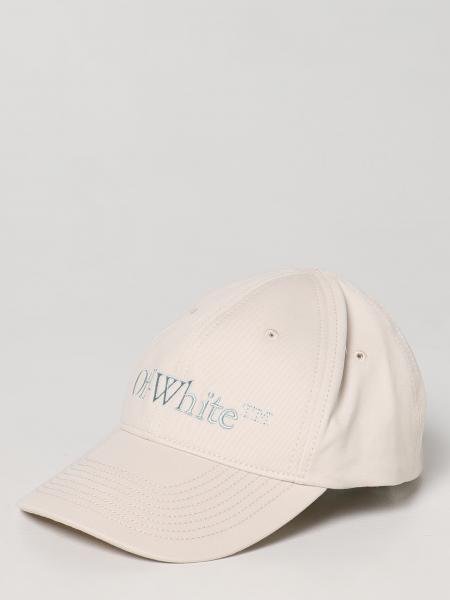 Cappello Off-White in cotone con logo ricamato