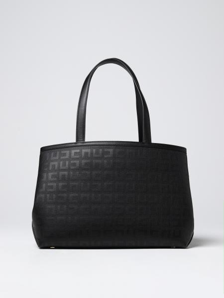 ELISABETTA FRANCHI: tote bags for woman - Black | Elisabetta Franchi ...