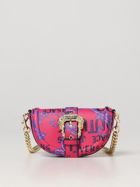 VERSACE JEANS COUTURE: mini bag for woman - Pink | Versace Jeans ...